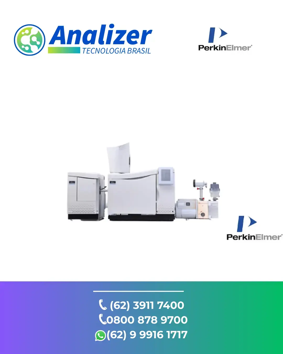 AJUSTE DE CROMATOGRAFO DE GAS CLARUS 600 PERKIN ELMER BRASIL