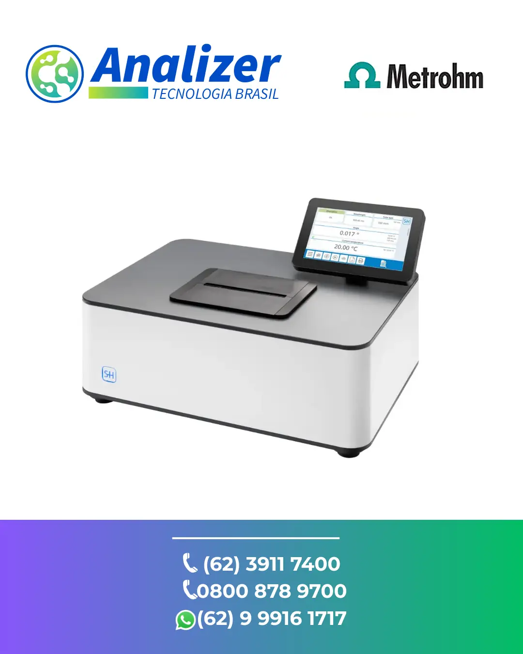 AJUSTE POLARIMETRO VARIPOL SCHMIDT+HAENSCH METROHM BRASIL
