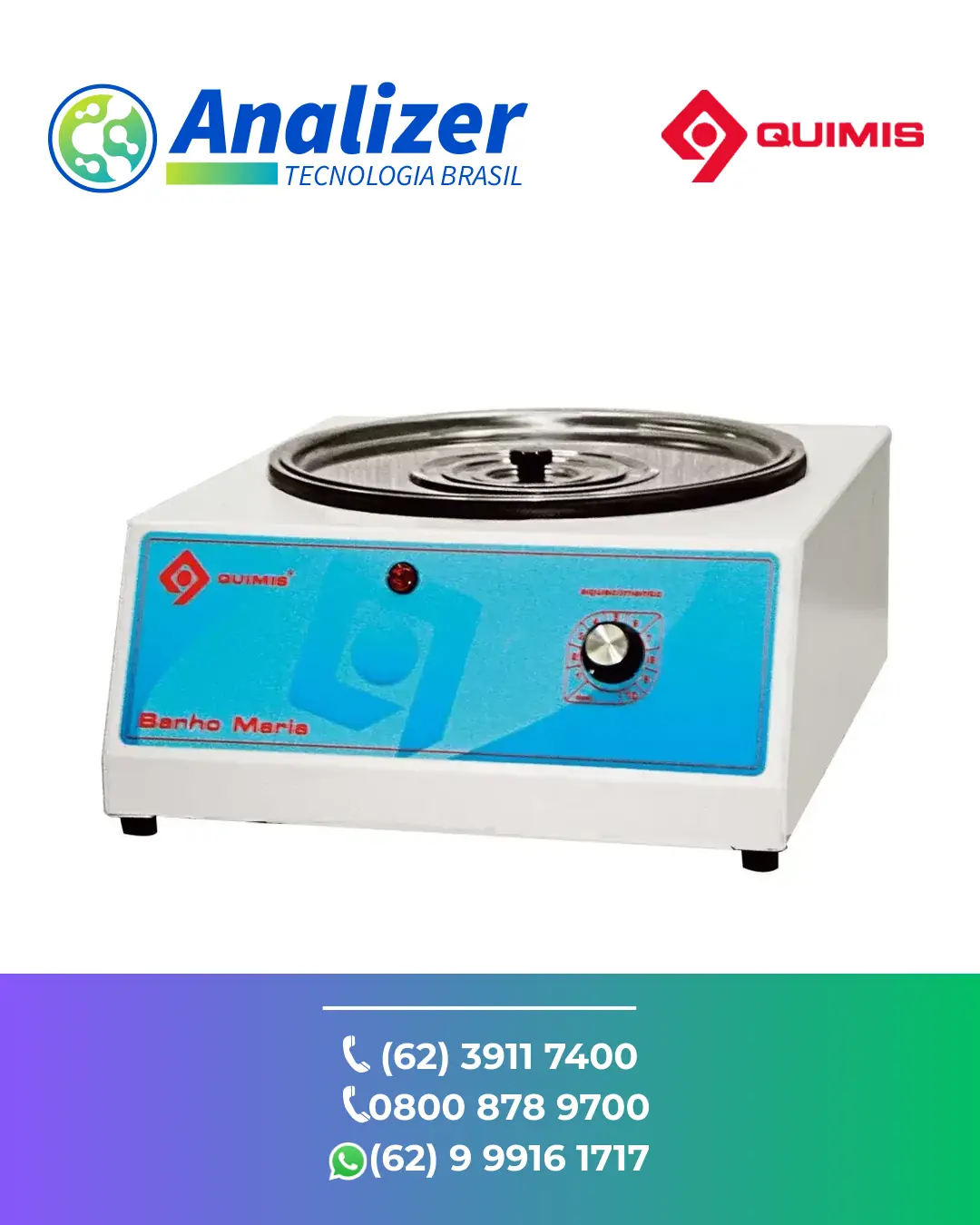 ASSISTÊNCIA TÉCNICA BANHO MARIA REDONDO Q218 QUIMIS BRASIL