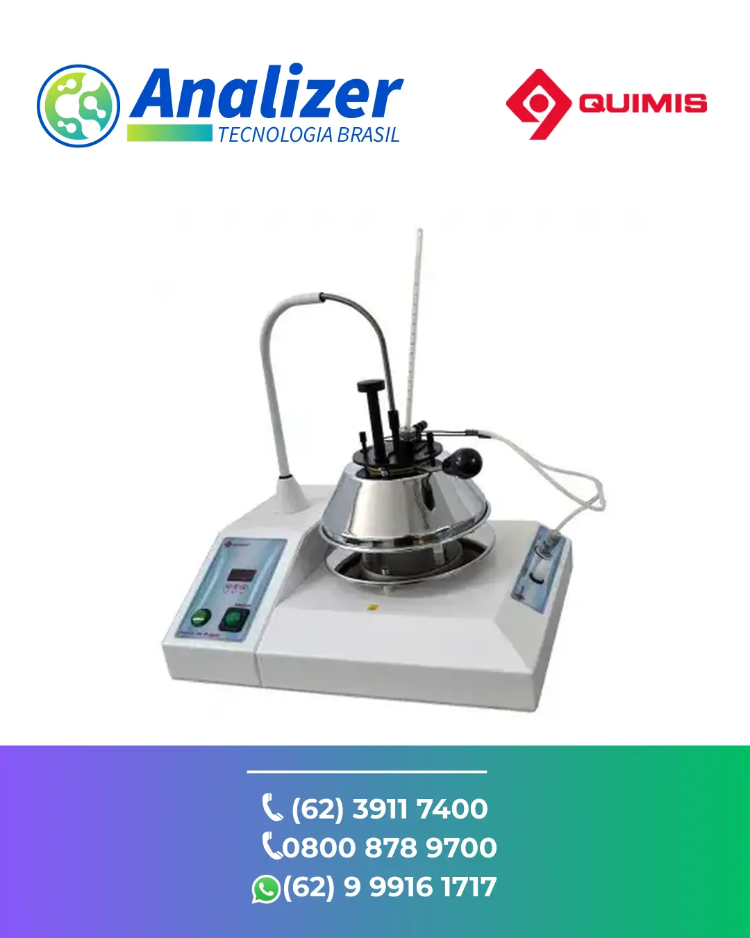 ASSISTÊNCIA TÉCNICA DETERMINADOR DE PONTO DE FULGOR PENSKY MARTENS Q292A QUIMIS BRASIL