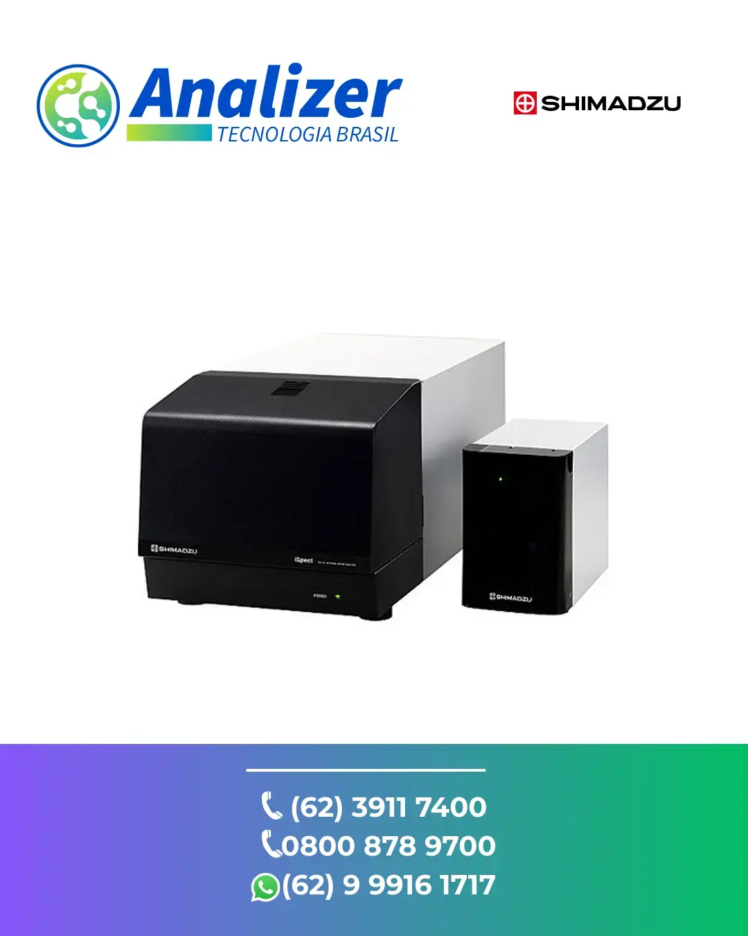 ASSISTÊNCIA TÉCNICA EQUIPAMENTOS ANALISADOR DINAMICO DE PARTICULAS ISPECT DIA 10 SHIMADZU BRASIL