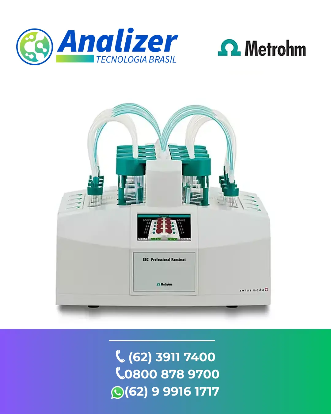 MANUTENÇÃO EM RANCIMAT 892 PROFESSIONAL METROHM BRASIL