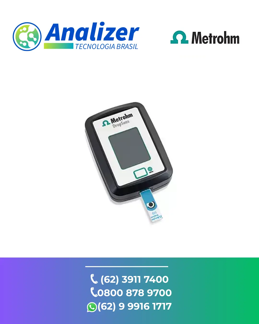 MANUTENÇÃO POTENCIOSTATO GALVANOSTATOS EIS DRP DROPSTAT METROHM BRASIL