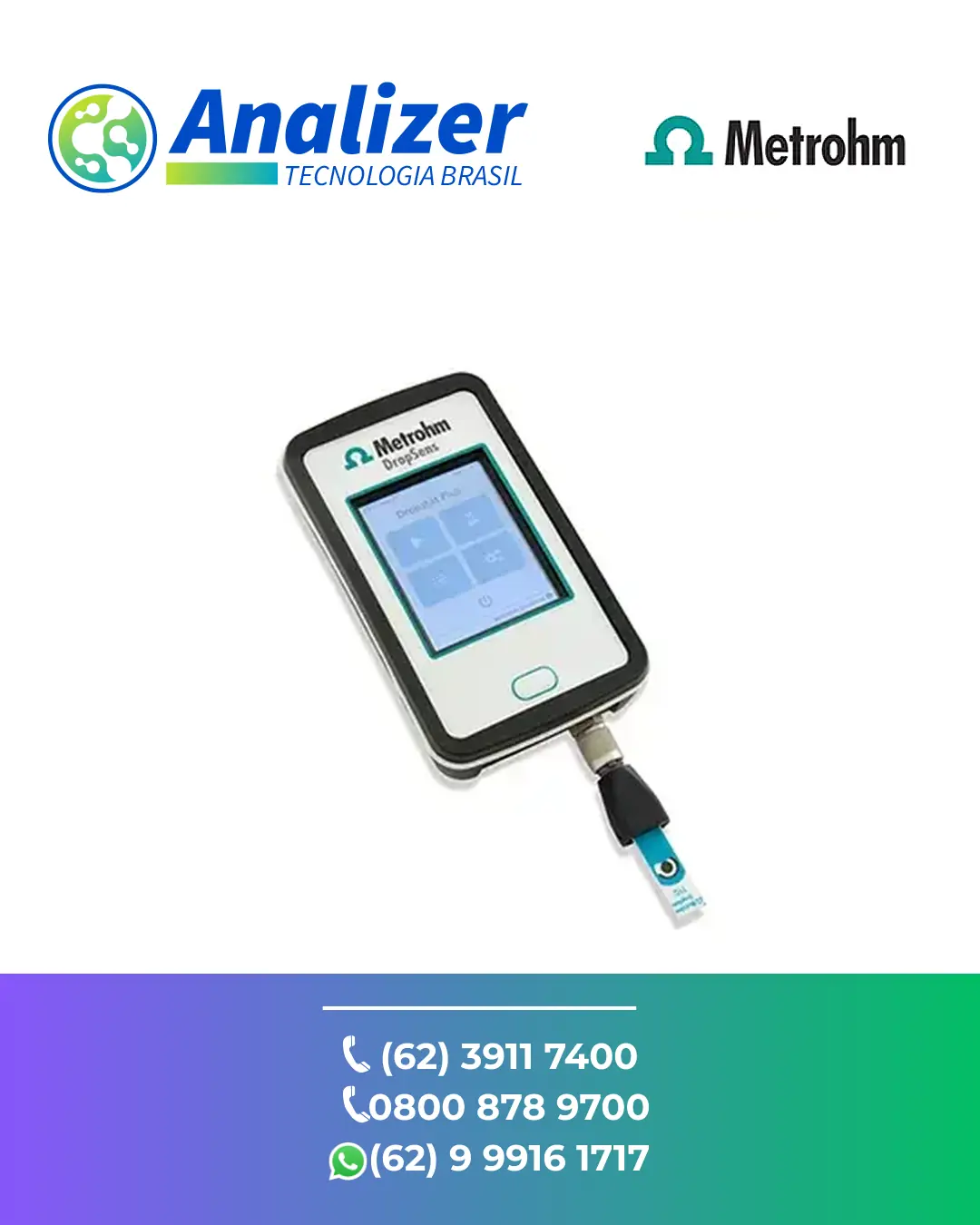 REPARO EM POTENCIOSTATO GALVANOSTATOS EIS DRP STATPLUS METROHM BRASIL