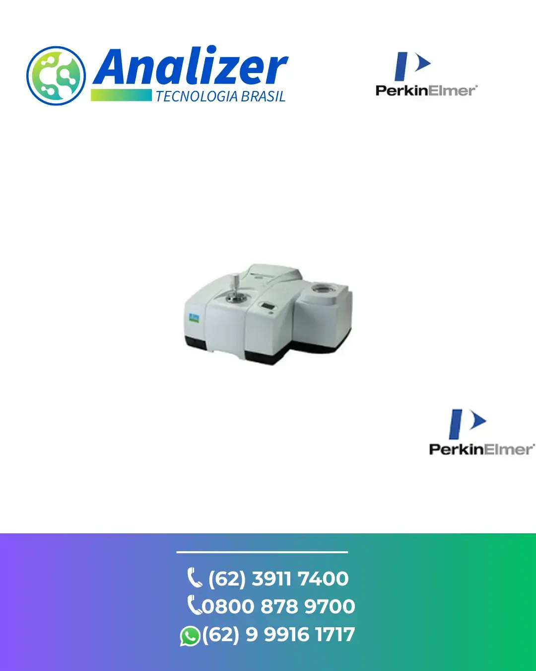 SERVIÇO CORRETIVO ESPECTROMETRO FRONTIER PERKIN ELMER BRASIL